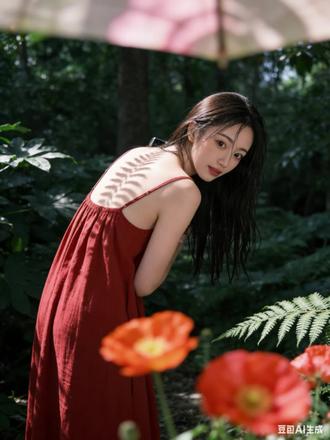 绝绝子,也太好看了吧,森林大片指令来喽!#生活服务热点中心 #豆包指令 #不知火舞 #豆包ai #豆包出大片有两把刷子