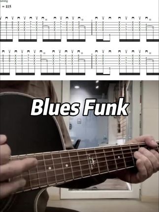 Blues Funk乐句来了,练起来吧#吉他弹唱#funk#布鲁斯 #扫弦#rnb