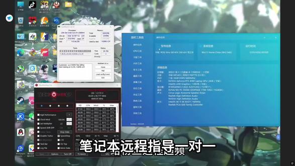 笔记本远程指导一对一CPU降压超频调试系统显卡驱动游戏优化