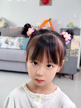 儿童彩色头绳2025新款女童高弹力不伤发皮筋小女孩扎马尾发绳头饰#儿童发饰 #生女儿就是用来打扮的 #发圈头绳发饰 #头饰发饰 #发绳