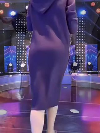 #女装穿搭 #宽松休闲打底毛衣裙 #好身材好气质 #时尚气质穿搭