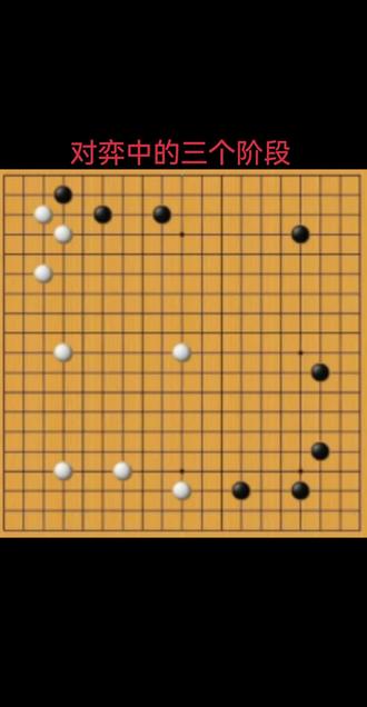 第52课:对弈中的三个阶段#围棋入门