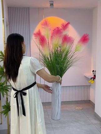 这个仿真芦苇花太好看了,质感很好,价格也便宜#家居软装搭配 #客厅装饰花仿真花 #仿真花 #装饰摆件 #芦苇花
