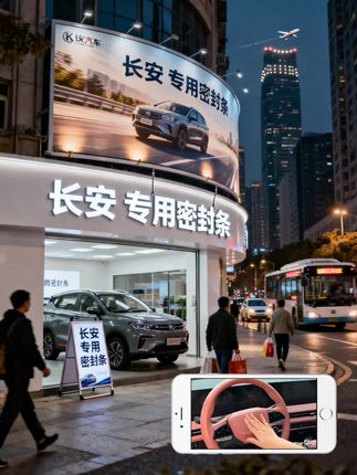 长安车主别忍了!高速风噪刺耳、车门进灰、仪表台漏风?这款专用胶条精准贴合B/C柱、车门等缝隙。   背胶设计一撕即贴,自己就能装 。防尘防水,还能减风噪,关门声都变沉稳 ,驾乘更舒心!#长安#汽车密封条#隔音降噪#强烈推荐#汽车好物