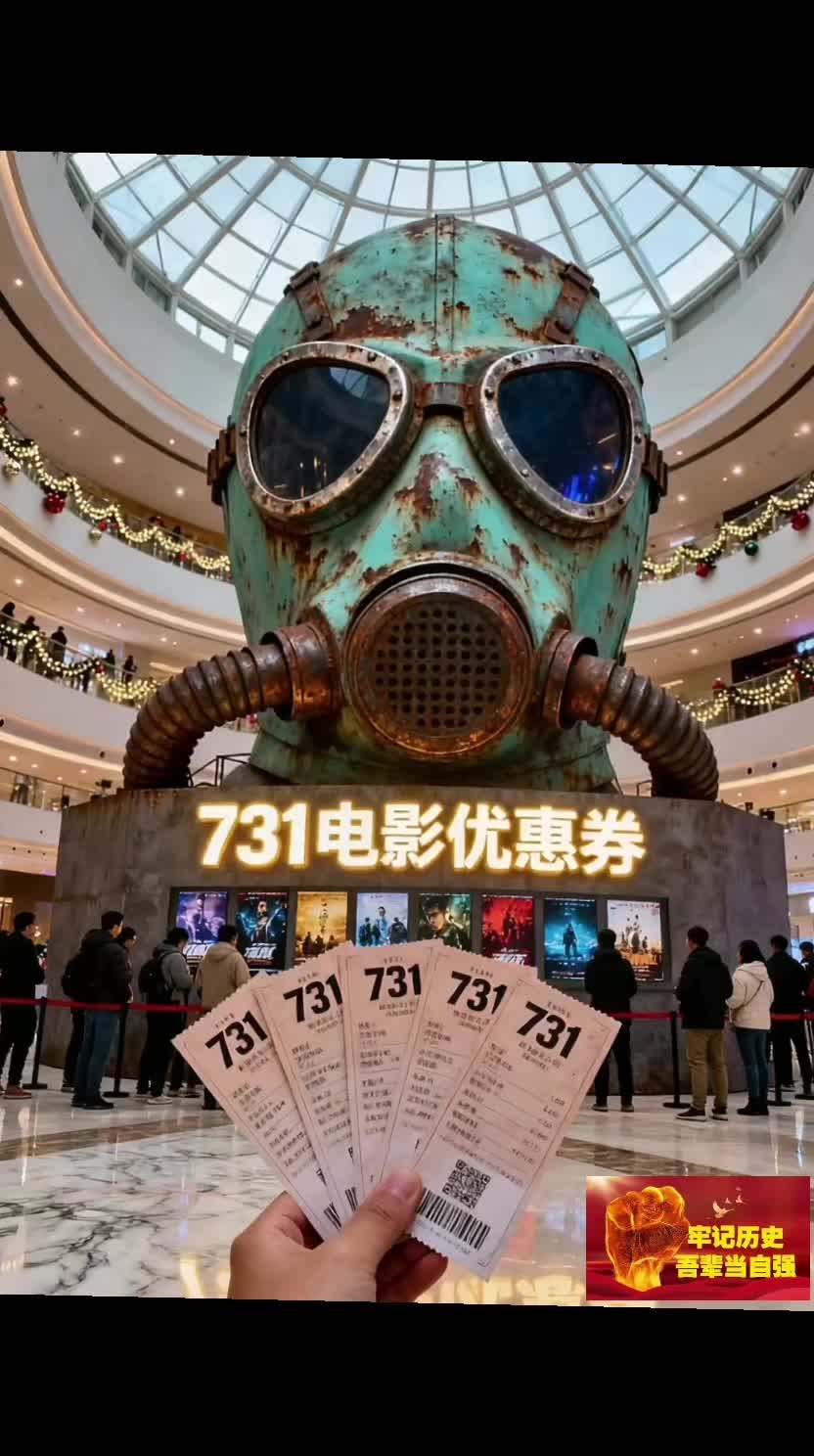 #731电影票##731电影票团购 #一起看电影##勿忘历史 #上热门@抖加🔥上热门🔥dou+🔥热点宝