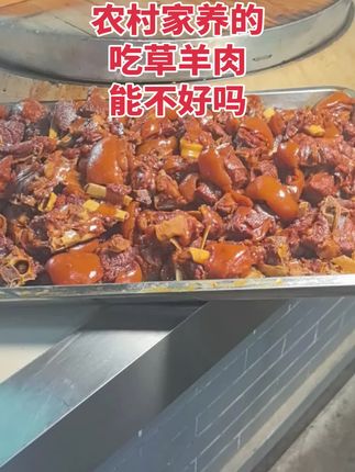 海门红烧羊肉名不虚传,好吃的关键是农户家养的吃草羊肉@海门小窝头(海门红烧山羊肉)