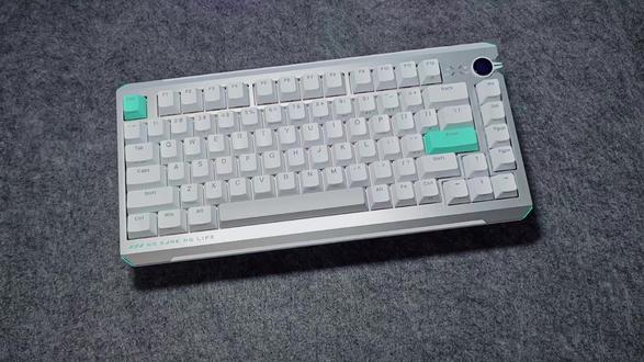 华硕全新TX75磁轴游戏键盘!为啥这么好看? #华硕天选TX75 #磁轴键盘 #无线键盘 #无畏契约 #游戏键盘