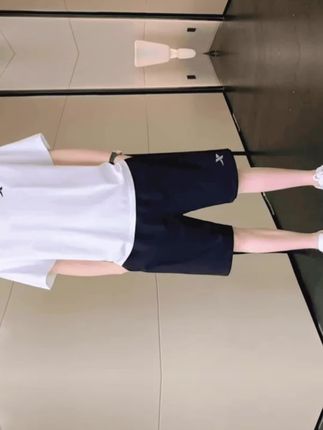 特步运动套装男速干夏季冰凉薄款透气健身跑步服正品短袖两件套男