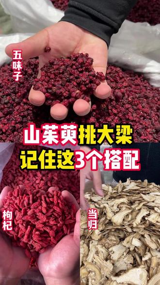 山茱萸想要用的好,记住这三个搭配 #山茱萸 #滋补