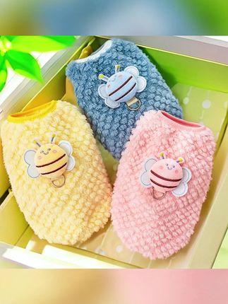 真没想到这个价格到手的蜜蜂绒衣居然这么好看!面料软糯亲肤超级舒适,猫咪狗狗都可以穿#猫咪衣服  #宠物衣服  #萌宠好物  #狗狗衣服  #保暖又好看