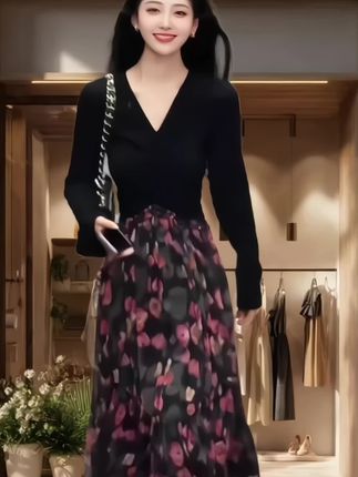 #优雅气质 #女装穿搭 #每日分享 #减龄气质 #新款连衣裙