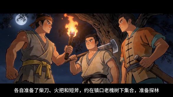 《第36代守火人》 - 第2集:林中探究 占卜显凶#AIGC #漫剧