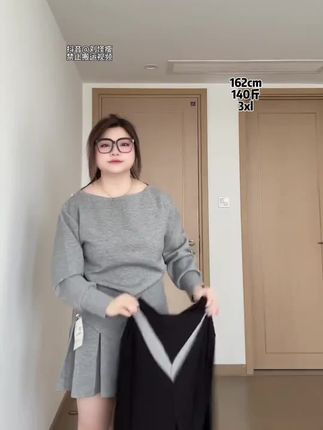 秋季休闲时尚假两件设计显瘦上衣+高腰显瘦阔腿裤两件套套装#套装 #秋季穿搭 #休闲 #时尚 #阔腿裤