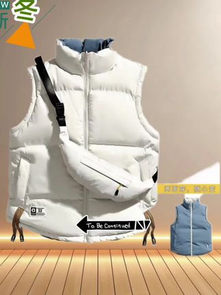 #休闲马甲 #马甲 #专柜品质#时尚马甲#百搭马甲 双面穿马甲