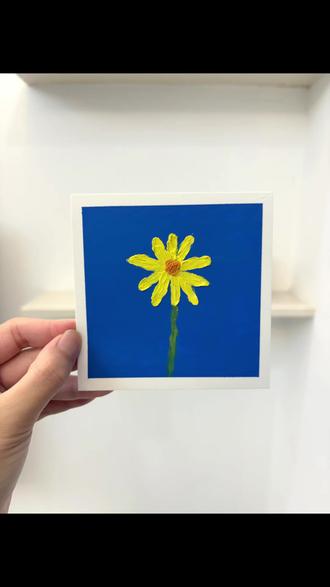 0基础油画棒|10分钟速涂🌼 #油画棒绘画过程 #青年创作者成长计划 #彩研油画棒 #ins小雏菊 #零基础油画棒教程