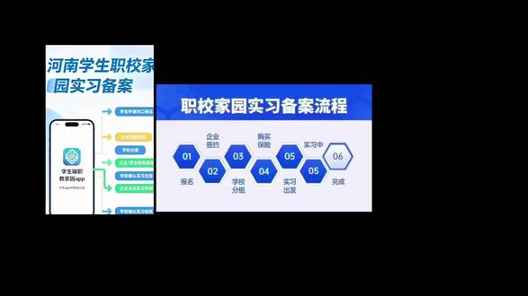 今年需要实习用职校家园的同学可以收藏此条视频,教你实习备案签约全流程#职校家园 #三方协议 #河南省实习备案