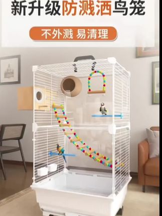 没想到这个价格买的鸟笼子颜值太高了吧,养鹦鹉虎皮玄凤牡丹非常实用,很多款式可选,价钱很优惠。需要的朋友赶紧给你家鸟儿一个家吧。#鸟笼#强烈推荐#好东西一起分享#爆款热卖中