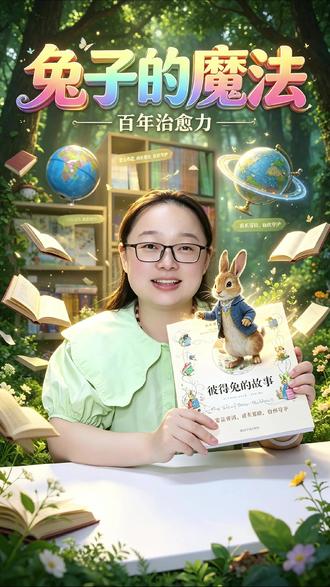彼得兔火了 120 年,作者的故事比童话更精彩 #彼得兔 #好书推荐 #女性成长 #治愈书单 #儿童文学