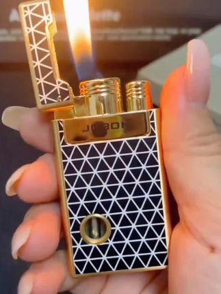 #创作灵感 中邦新款创双火打火机#打火机 #送男友的礼物 #木木火机