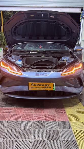 比亚迪海豹06升级澳兹姆猎阵者4矩阵 升级后实现4近光8远光 亮度比原车提升5倍以上 经济又实惠#澳兹姆猎阵者矩阵模组#比亚迪海豹06升级车灯#车灯升级 #六盘水诚品汇车灯升级 #六盘水车灯升级