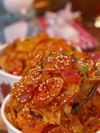 【闫妈家的】正宗东北烤冷面家庭装炒冷面片速食懒人早餐夜宵带酱