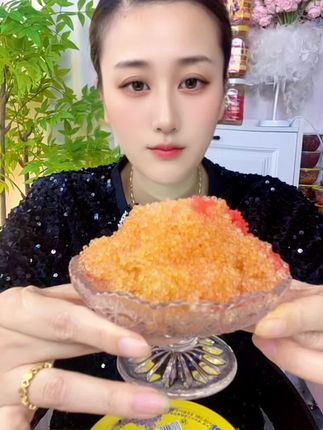 大颗粒爆珠感十足,微甜微咸口,麦香味#鱼籽 #鱼籽声控 #快来一起尝个鲜
