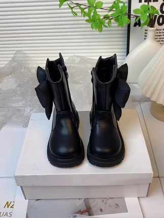 好看又好穿搭的长筒靴#童鞋#女童马丁靴#中筒靴