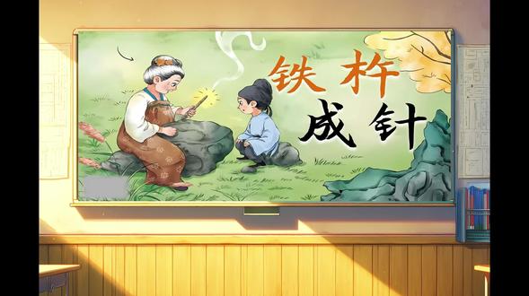 四下《铁杵成针》利用四个锦囊有趣教学
*设计了”扩、留、调、补“四个小锦囊学习文言文,吸
引学生学习兴趣,掌握实用方法
配套学习单辅助学习,利用方法拓展延伸!
M
《铁杵成针》是统编语文教材四年级下册第六单元第
18课的精读课文《文言文二则》中的一则。本单元的人
文主题为“成长”,语文要素是“学习把握长文章的主要内
容”。把握长文章的主要内容,要了解故事的起因、经
过、结果,要关注主要人物和事件。/这篇小古文,虽
篇幅短小,因其“起因、经过、结果”皆全,我们亦可循
之来设计教学,以梳理文脉,为后面的把握长文主要内
容提供方法。
*对于这篇课文,我们重点要完成的是课后习题中的任
务:“借助注释,理解课文中每句话的意思”,以及习题
泡泡提示的“运用方法学习文言文”。
#语文原创课件#小学语文#小学语文公开课#四年级