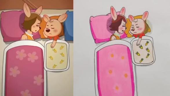 家有同款吗?看动画学画画