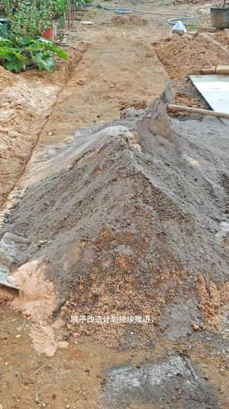 硬地化完工,院子改造雏形初现#小院改造 #庭院设计 #农村生活 #我的农村生活 #修路