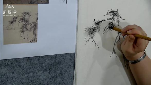 宋元山水小品临摹技法解析(二)