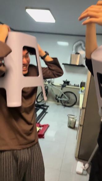 别尝试,这是真拿不出来#凳子套头