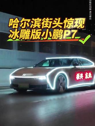 哈尔滨街头惊现冰雕版小鹏P7!
#哈尔滨惊现小鹏P7冰雕战车
#小鹏P7
#小鹏汽车