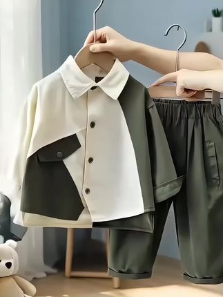 #男童穿搭#男童套装#春秋穿搭 #童裝 #高品质童装
