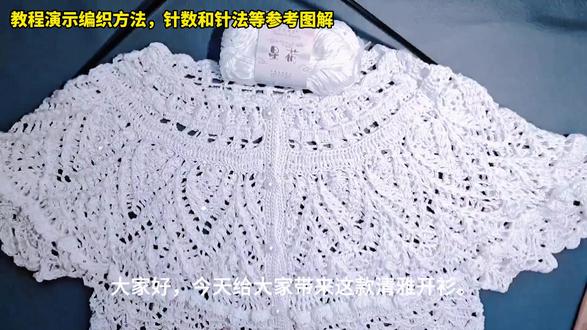 清雅开衫编织视频教程 #钩织教程 #夏日开衫 #手工编织