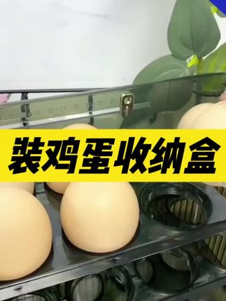 #上热门 @DOU+上热门 冰箱侧门鸡蛋收纳盒,可以收纳30个鸡蛋,多层防摔防碰撞,舒适整洁,拿取也方便#鸡蛋收纳盒 #冰箱收纳 #实用好物 #实用省空间