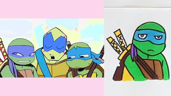 忍者神龟 #画画 @抖音创作小助手 @抖音小助手