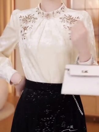 #长袖衬衫#高级感穿搭 #早秋新款