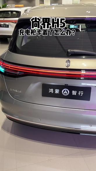 尚界H5充电器卡住了怎么处理?#尚界 #尚界H5 #新能源汽车 #SUV #鸿蒙智行