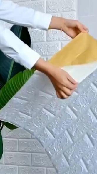 墙纸自粘防撞软包3d立体墙贴水泥墙面装饰壁纸泡沫砖防水防潮贴纸 #好物推荐🔥# 自粘墙贴防水防潮 #3d立体墙贴# 旧墙翻新 #居家好物