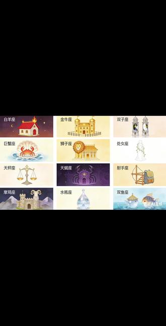 当我尝试让豆包生成一个十二星座的专属房屋。