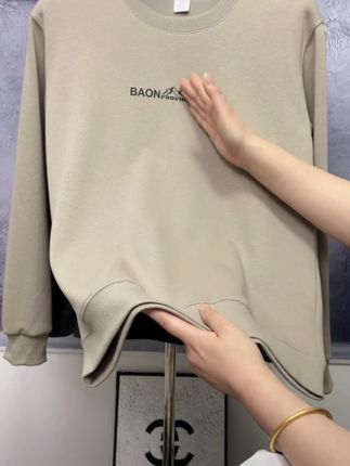 秋季新款男士卫衣加绒加厚长袖休闲圆领潮牌高档时尚百搭打底衫#男士卫衣 #卫衣推荐 #打底衫男