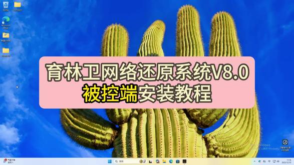 育林卫还原被控端安装教程 速速学习!#育林卫 #还原卡 #机房管理 #安装教程 #还原软件