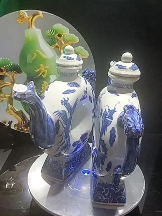 龙凤呈祥陶瓷壶白酒,珍藏摆件酒#酒水#白酒#送礼佳品 #超便宜超划算 #酒文化