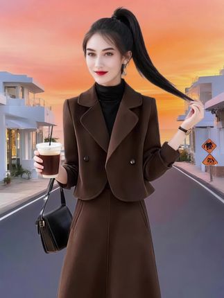 #小香风套装 #时尚套装 #秋季新款穿搭 #早秋穿搭@抖音小助手