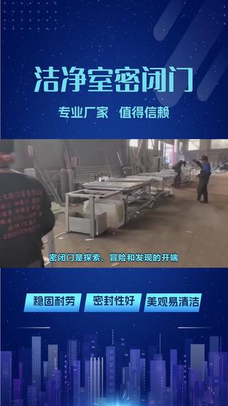 河北省廊坊充气式密闭门-可定制 #洁净室密闭门 #钢制密闭门
