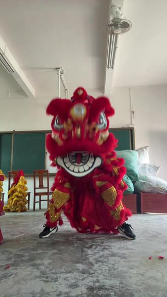 给我笑发财了 #白菜对我笑 #醒狮文化