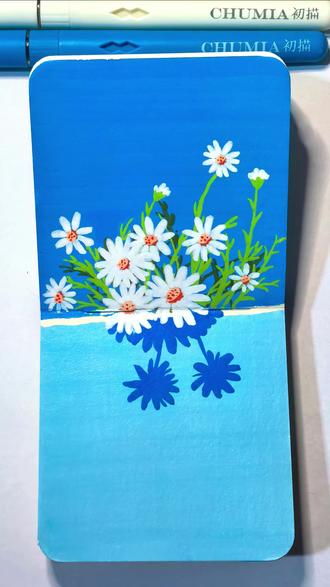 丙烯马克笔画一幅小雏菊 今天这幅小雏菊超简单的,适合零基础,有手就会系列哦~赶紧画一幅试试吧👍!
本子:恩米小黄本
丙烯马克笔:初描72色#丙烯马克笔涂鸦 #跟着抖音学画画 #零基础学画画 #绘画教程 #丙烯马克笔