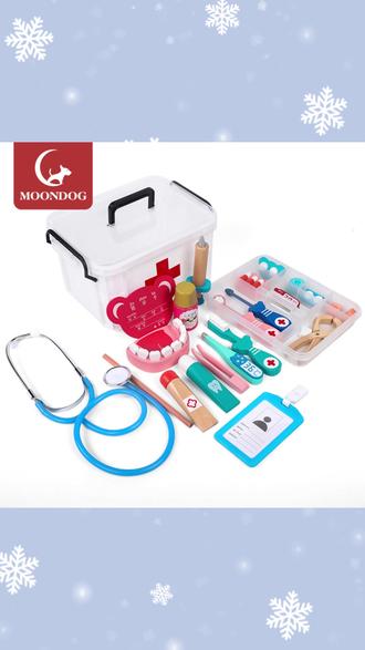 过家家玩具 儿童过家家小医生护士套装男孩女孩听诊器打针扮演医疗箱宝宝玩具#宝宝娱乐 #童年回忆 #儿童游戏 #玩具体验 #儿童礼物