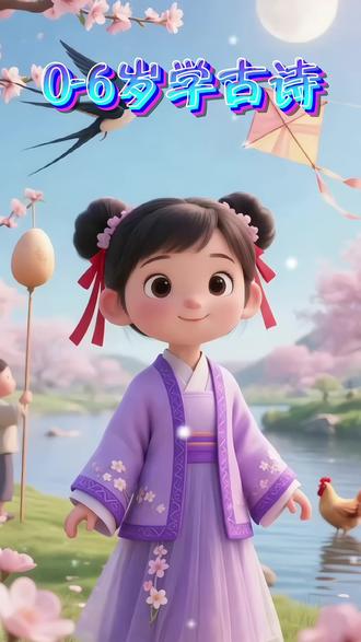 每天一分钟学古诗 《春分》#今日春分 #儿童学古诗词 #每日一首古诗词 #启蒙早教动画 #唐诗三百首 @生活服务热点中心 @DOU+上热门 @DOU+小助手